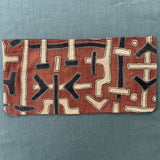 Beautiful vintage African Kuba Cloth cushion, 30 x 60cm, use to add an instant refresh the decoration scheme of your living space and dress your sofa.