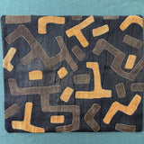 Beautiful vintage African Kuba Cloth cushion cover 50 x 60cm., use to add an instant refresh the decoration scheme of your living space and dress your sofa.