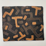 Beautiful vintage African Kuba Cloth cushion cover 50 x 60cm., use to add an instant refresh the decoration scheme of your living space and dress your sofa.