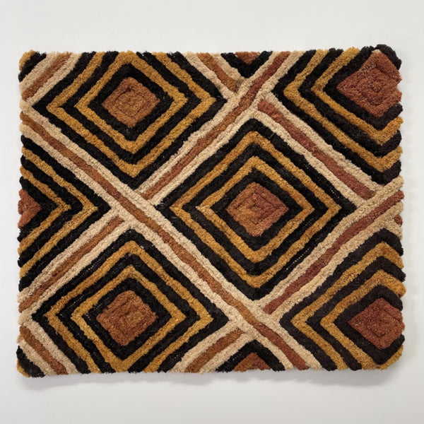 Beautiful vintage African Shoowa cushion cover, 60x50cm, use to add an instant refresh the decoration scheme of your living space and dress your sofa.