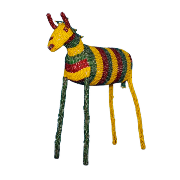 Beaded Bokkie Art by Ziyanda Nkohla, at Monkeybiz