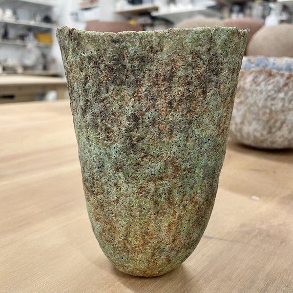 Stoneware Cup, thrown on the wheel, beautiful decorative piece