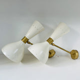 Mid-century style Italian wall lights