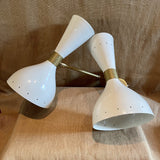 Mid-century style Italian wall lights