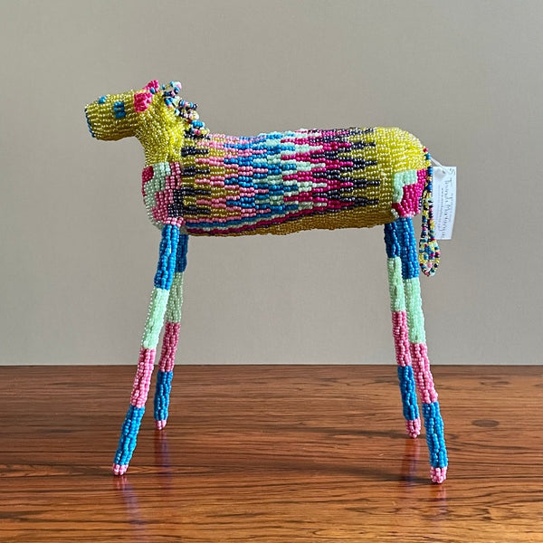 Beaded Zebra Art by Thandi Mavangwe, Monkeybiz