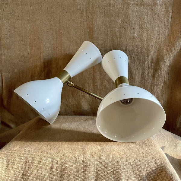 Mid-century style Italian wall lights
