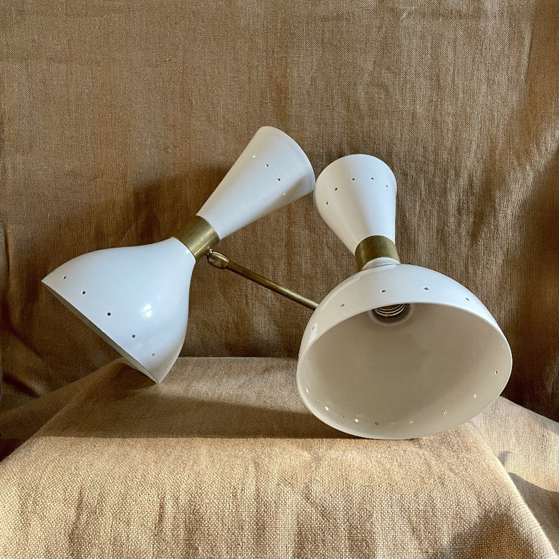 Mid-century style Italian wall lights