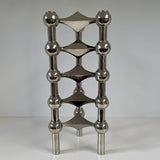 Stoff Chrome Candlesticks/holders five pieces can be arranged in many ways.