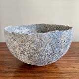 Hand-coiled, stoneware large bowl, beautiful decorative piece, ideal table centre piece.