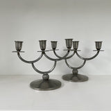 Mid-century Pewter Candlesticks, Svenskt Tenn