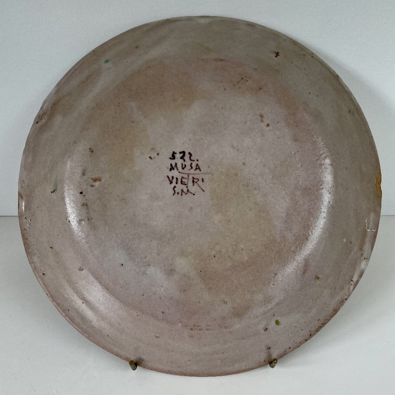 Italian Ceramic Plate 1920s
